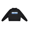 Zeecrets Fleece Mock-Neck Crew Sweatshirt